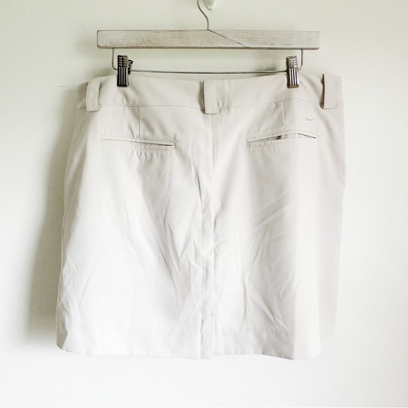 Nike Golf light tan Tour Performance Dri-Fit Golf Skirt sz 14 - Picture 8 of 11